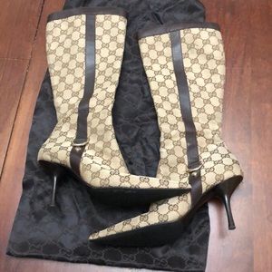 Gucci boots only worn inside
